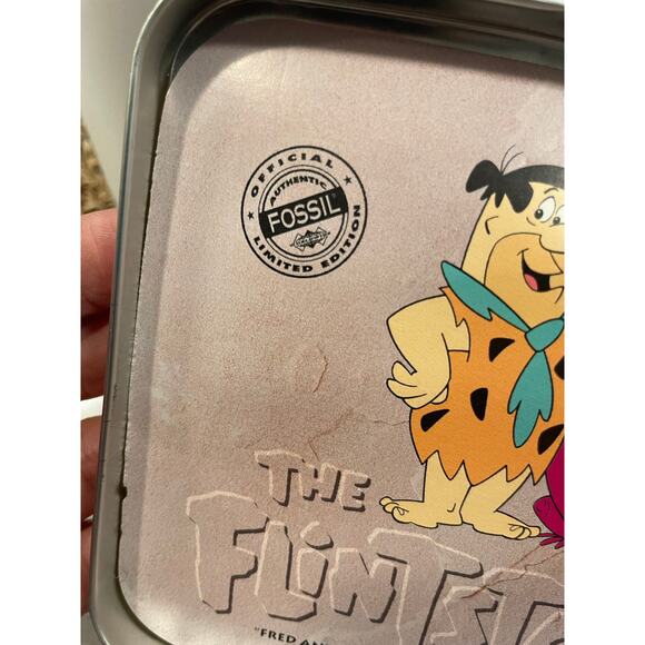 Fossil The Flintstones Fred and Dino limited edition watch Hanna Barbera w/ tin main image 5